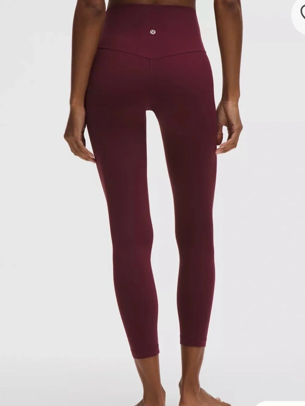 Lululemon High-Waist Burgundy maroon Leggings size 4